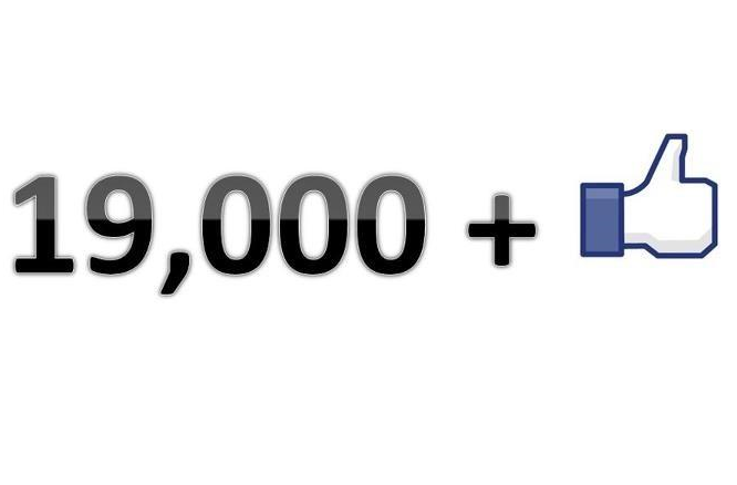 19.000 fanoušků na FB - jsme velká rodina